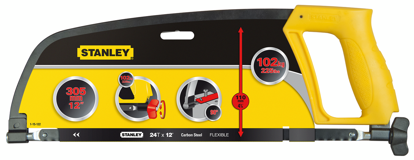 Metallisaha Stanley 300mm 1-15-122