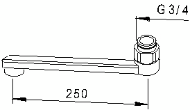 Juoksuputki Oras D 250mm 211225