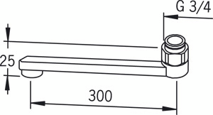 Juoksuputki Oras D 300mm 211230