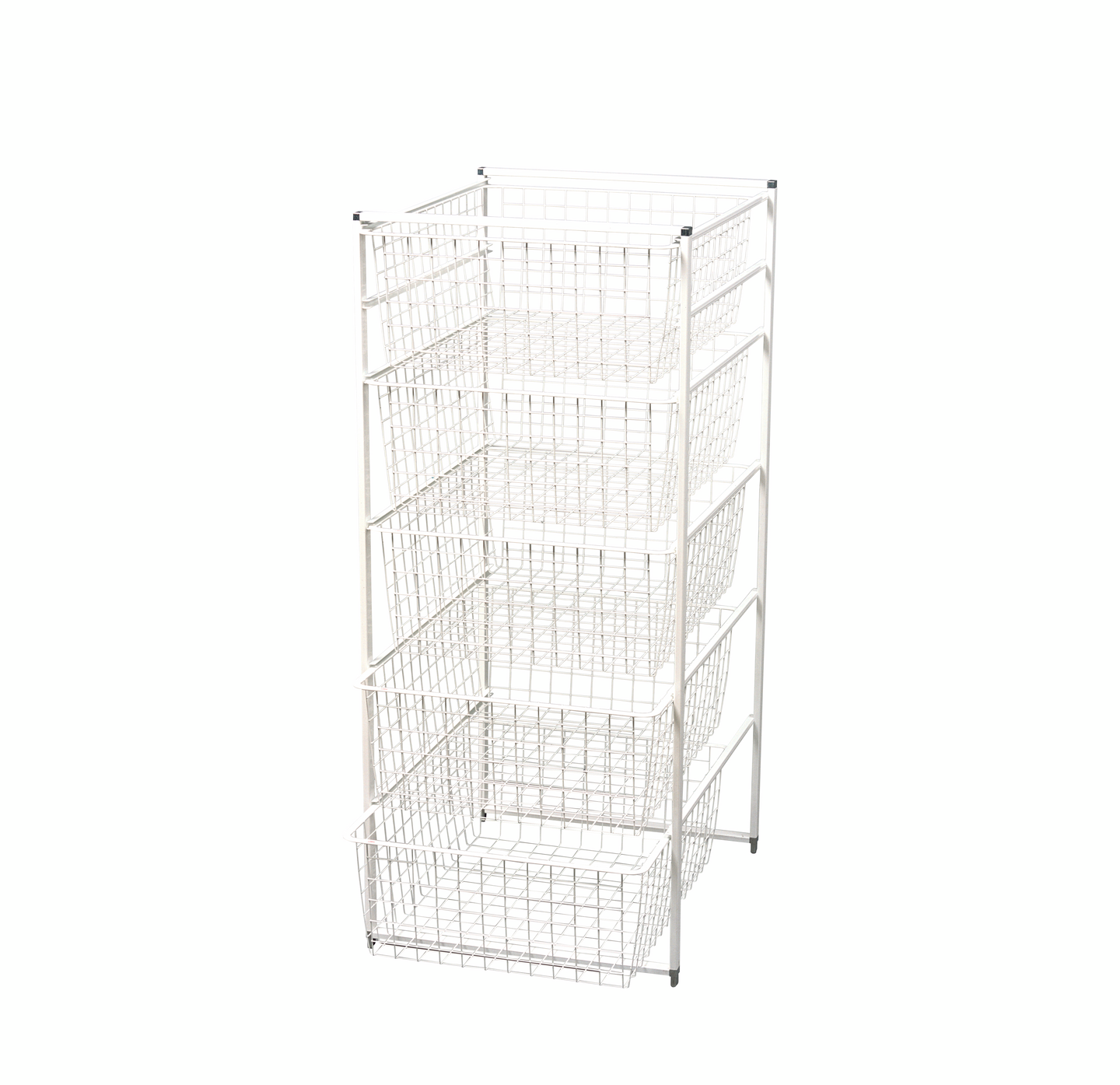 Koripaketti Elfa Basic 1040x450x540mm 5 koria valkoinen 104510