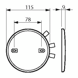 Peitekansi ABB AK1.1P jakorasialle