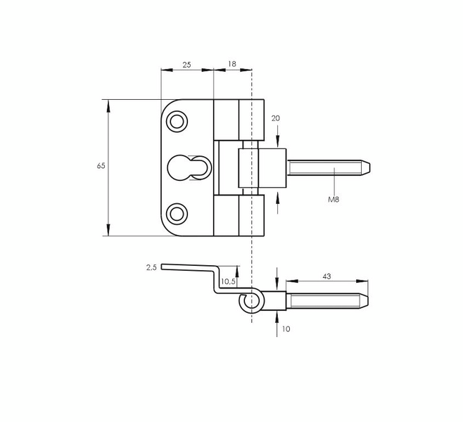 Väliovensarana PROF 604 säädettävä valkoinen