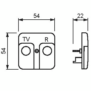 Antennikeskiölevy ABB Jussi 2531P