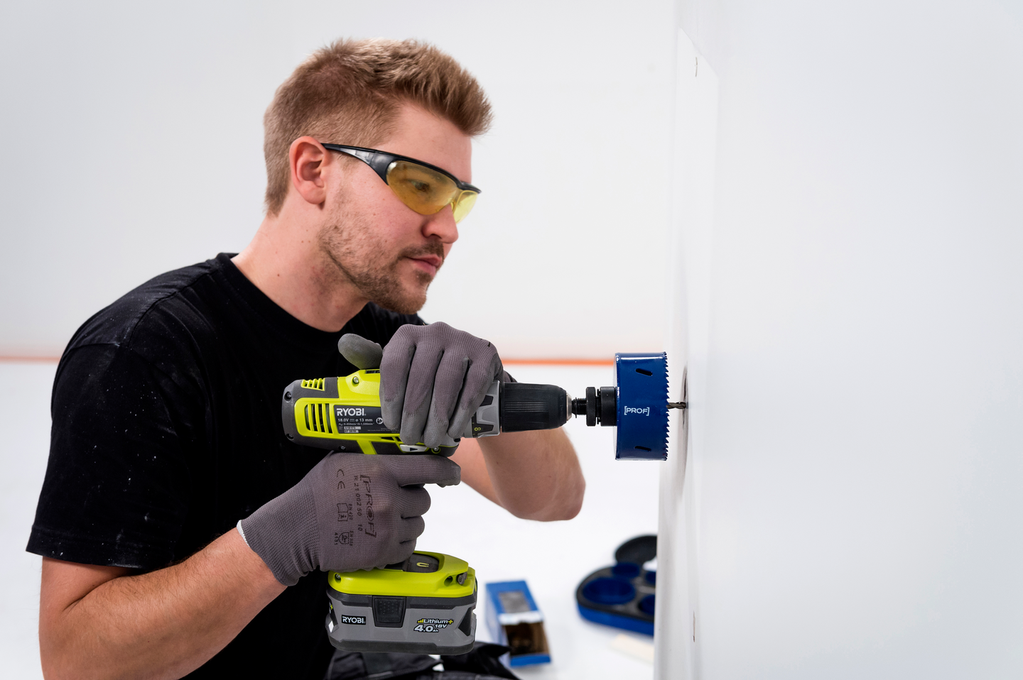 Työkäsineet PROF FirstGrip harmaa