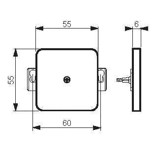 Umpikeskiölevy ABB 2538-212P