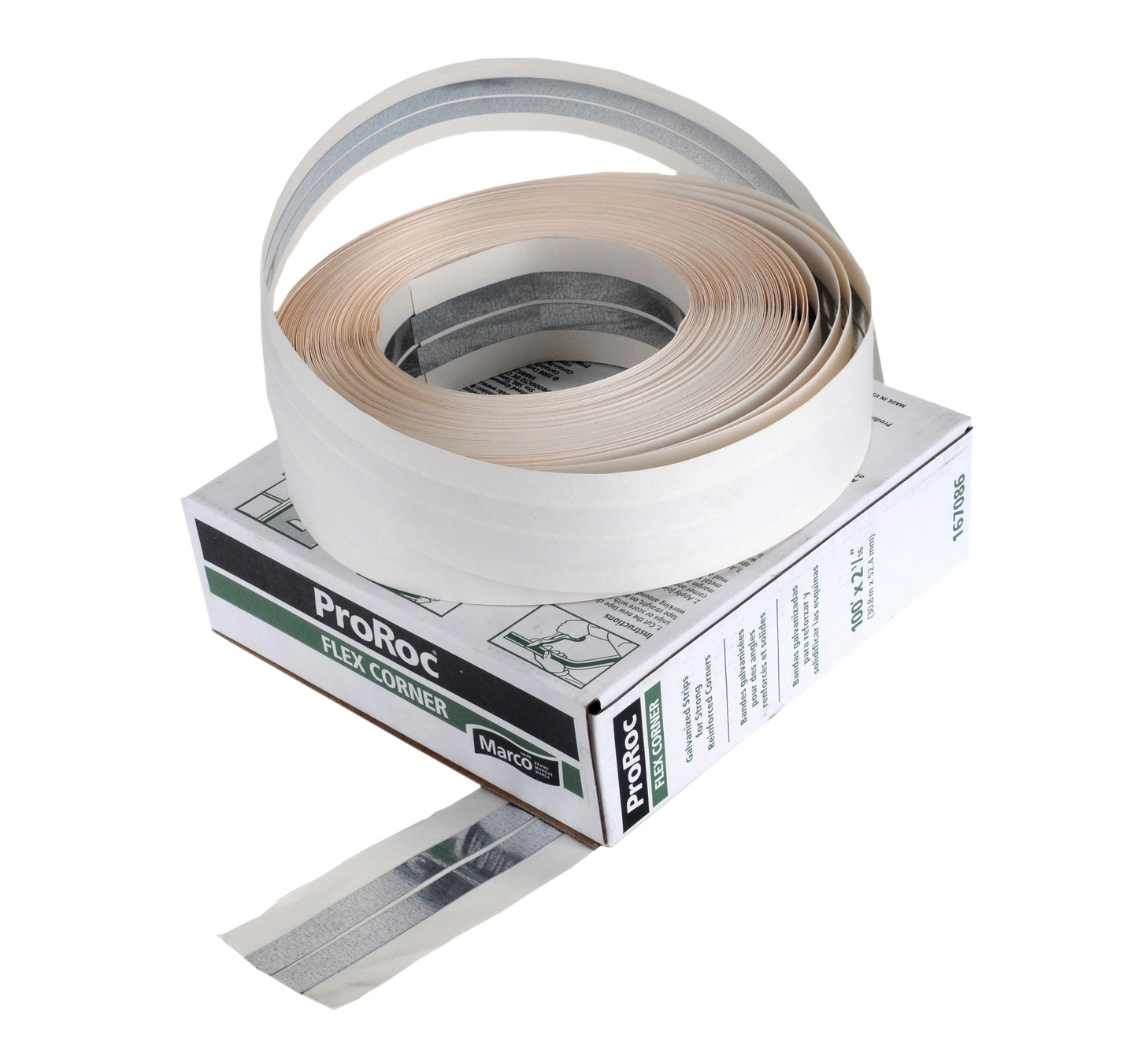 Ulkokulmanauha kipsilevylle metallivahvisteinen 30,8m