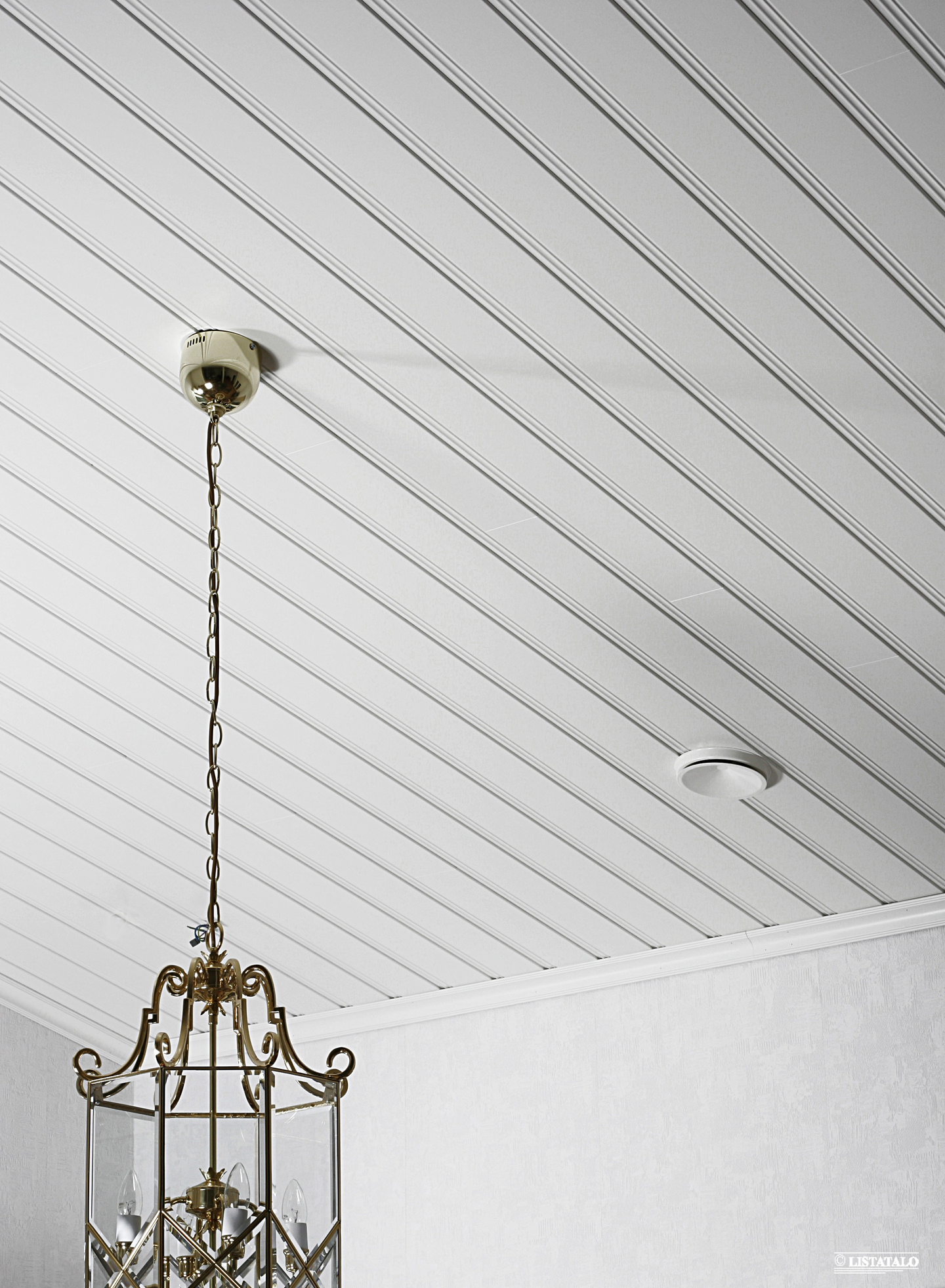 Peitelista 10x42x2200 PVC valkoinen