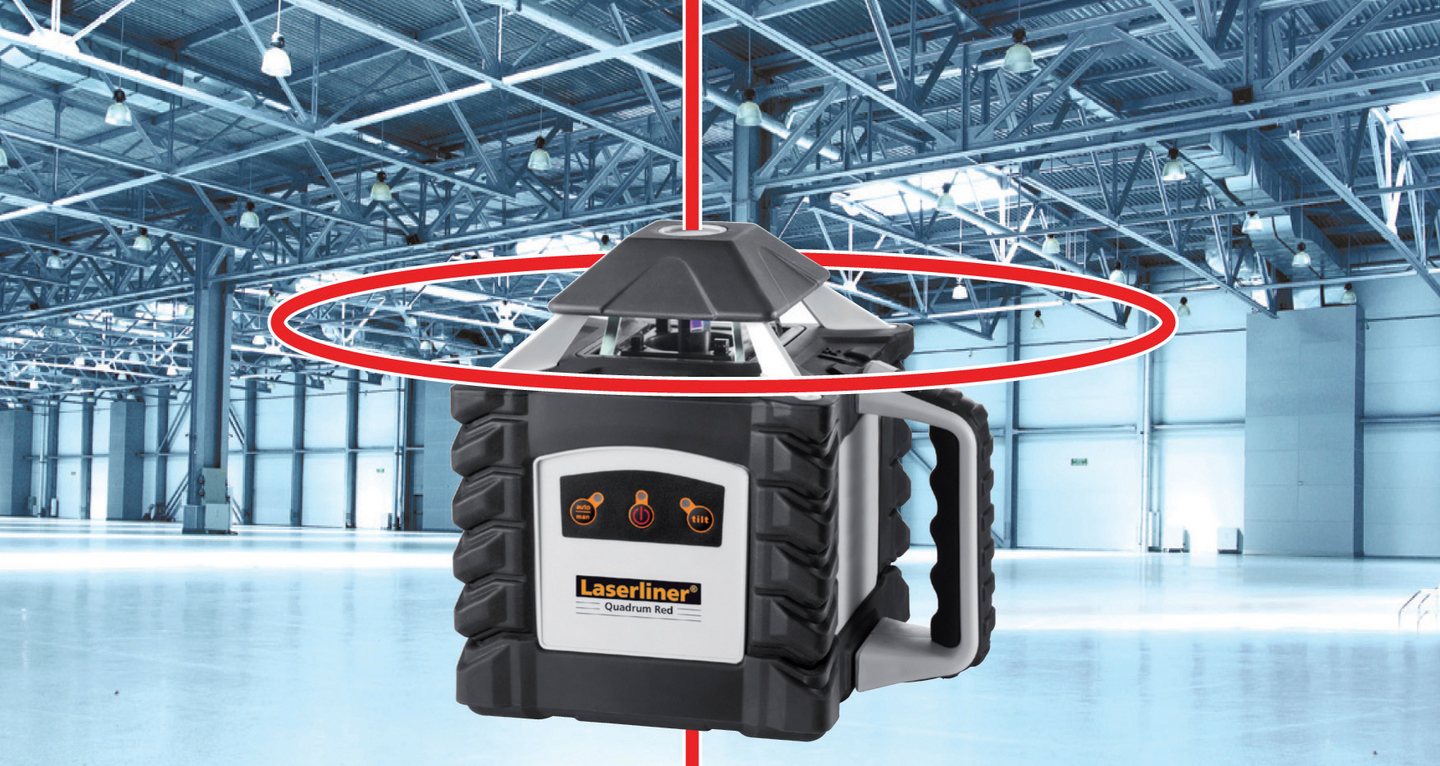 Pyörivä laser Laserliner Quadrum 410S