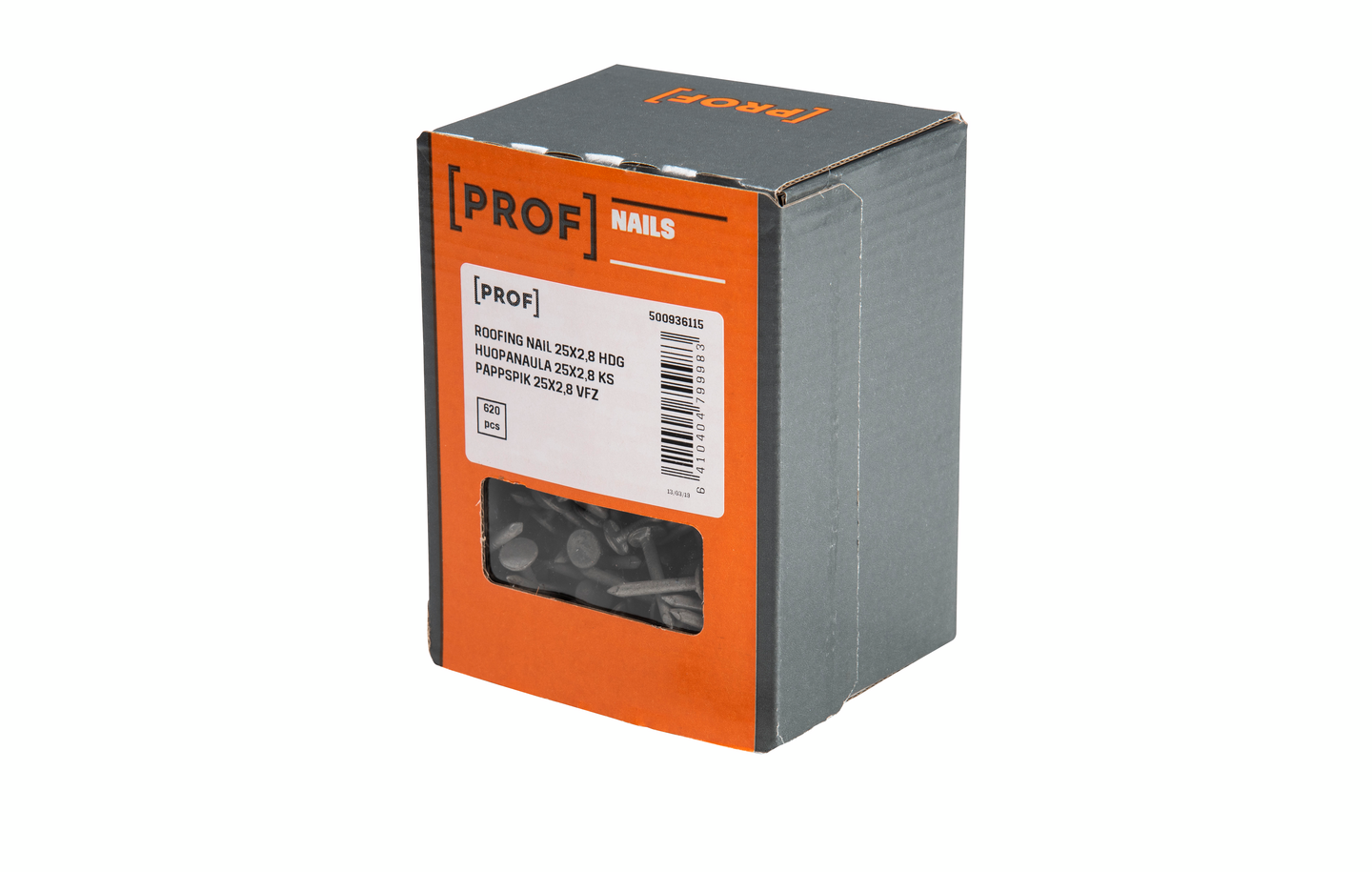 Huopanaula PROF 25x2,8 1kg kuumasinkitty 620kpl
