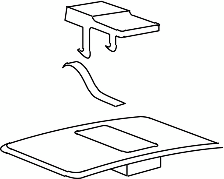 Wc-varaosa Gustavsberg 1929900283 ST-17 painolaite