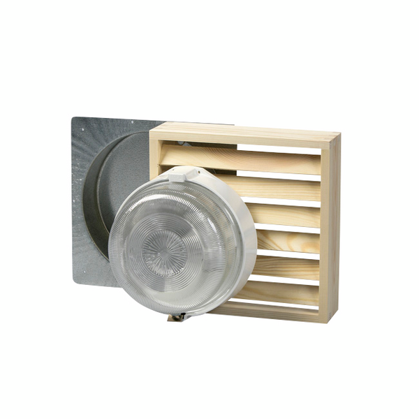 Saunavalaisin Ensto AVH11.1 mänty uppoasennus E27 IP44