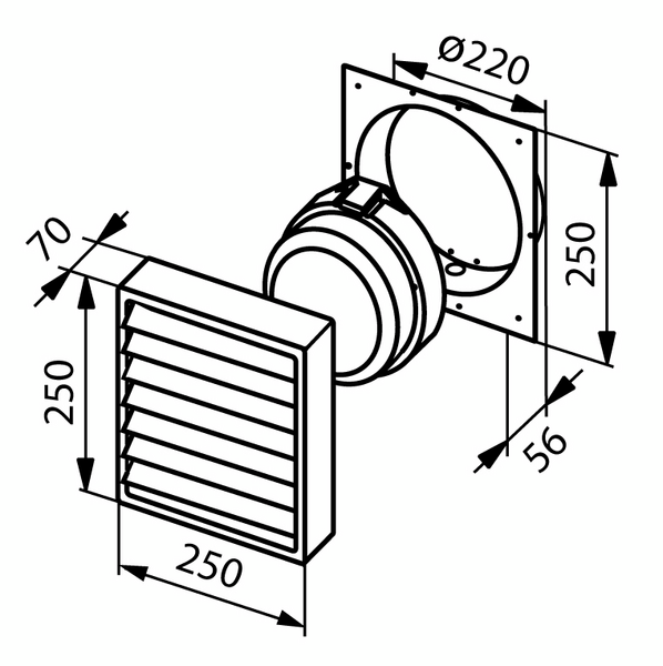 Saunavalaisin Ensto AVH11.1 mänty uppoasennus E27 IP44