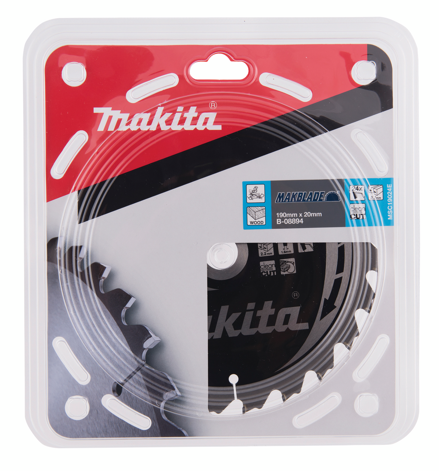 Pyörösahanterä Makita 190x20x2,2mm Z-24 B-08894