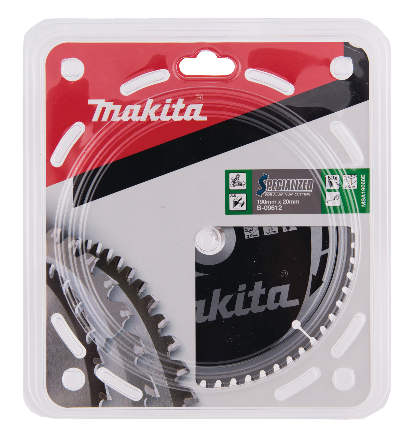 Pyörösahanterä Makita 190x20x2,0mm Z-60 B-09612