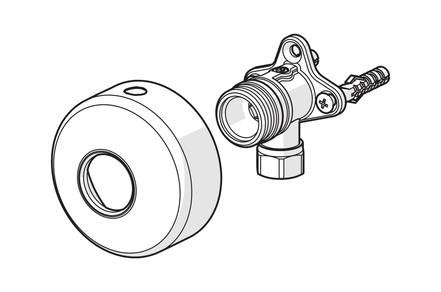 Kulmaliitin Oras 12mm suluilla 204021Z