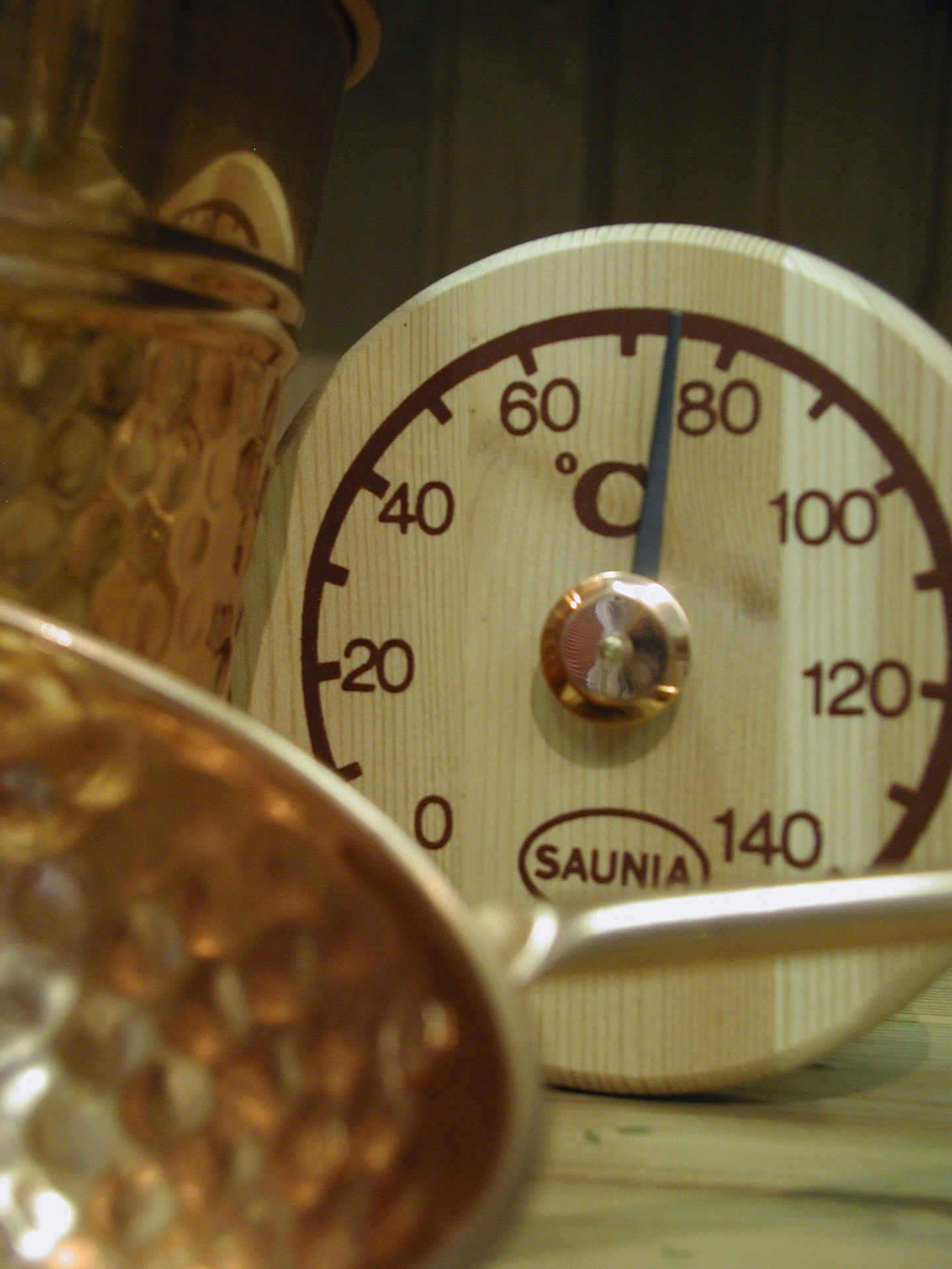 Saunakiulu SAUNIA 4l kupari/pyökki