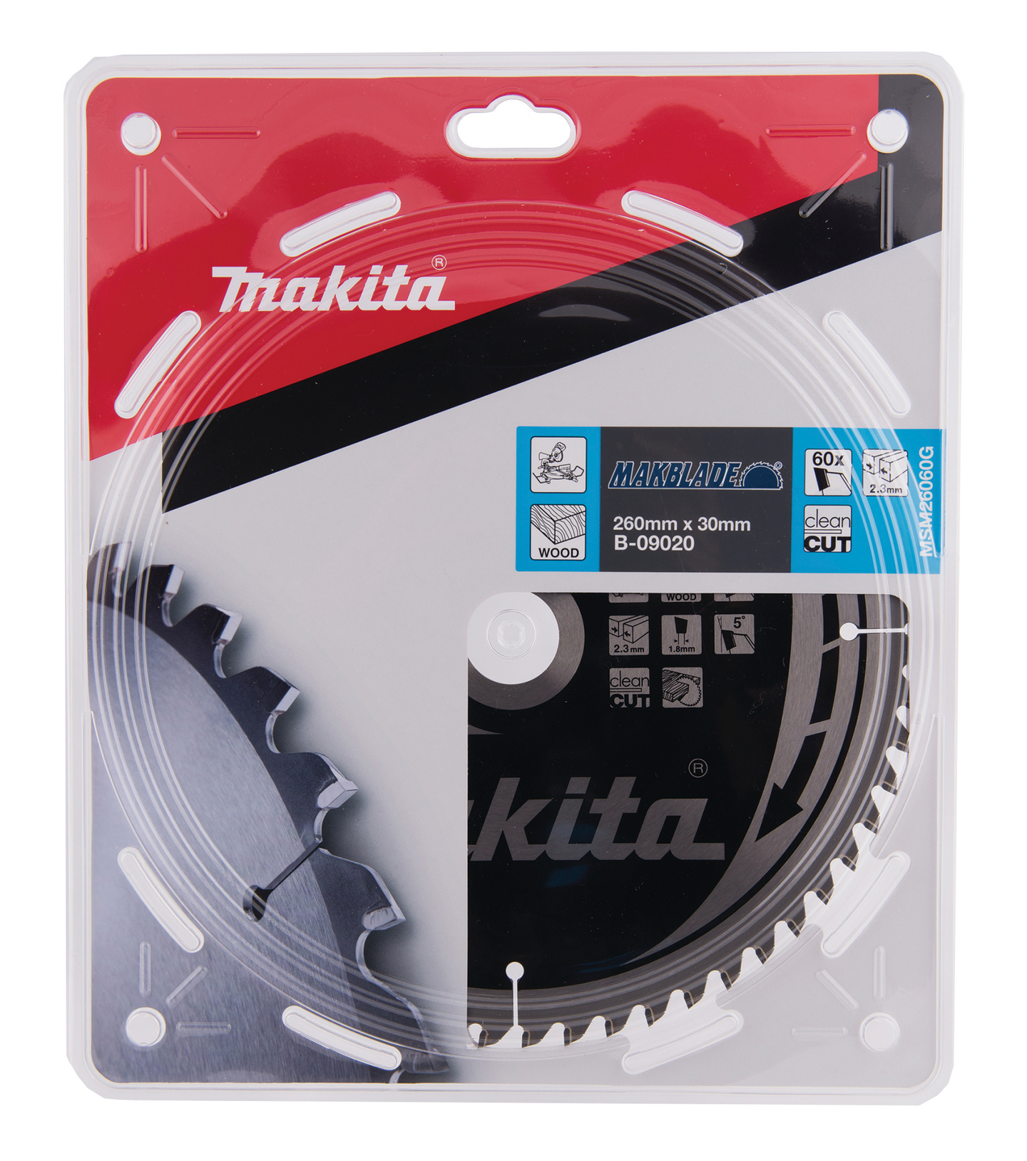 Pyörösahanterä Makita 260x30x2,3mm Z-60 B-09020