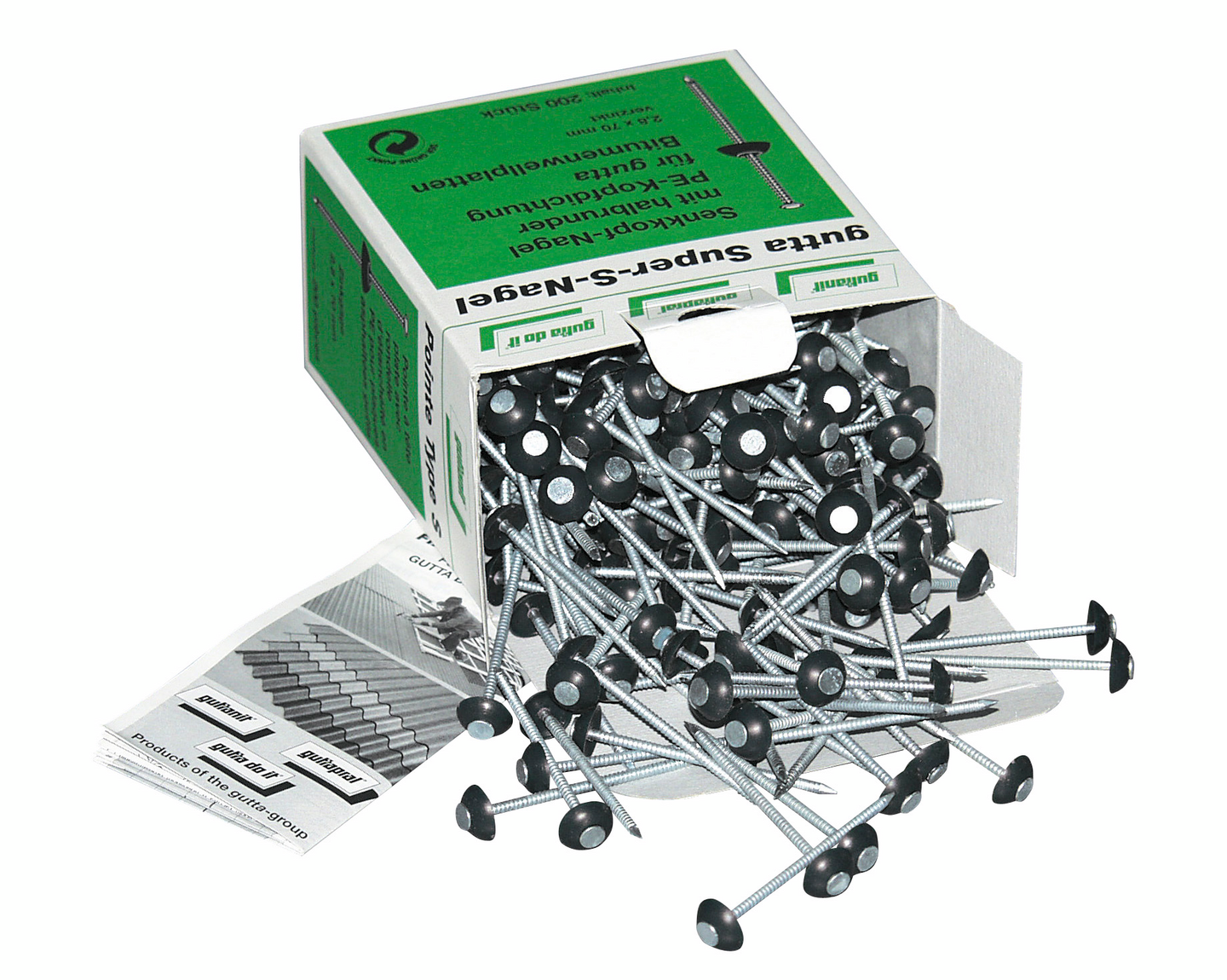 Bitumikatelevynaula Gutta 2,8x70 200kpl