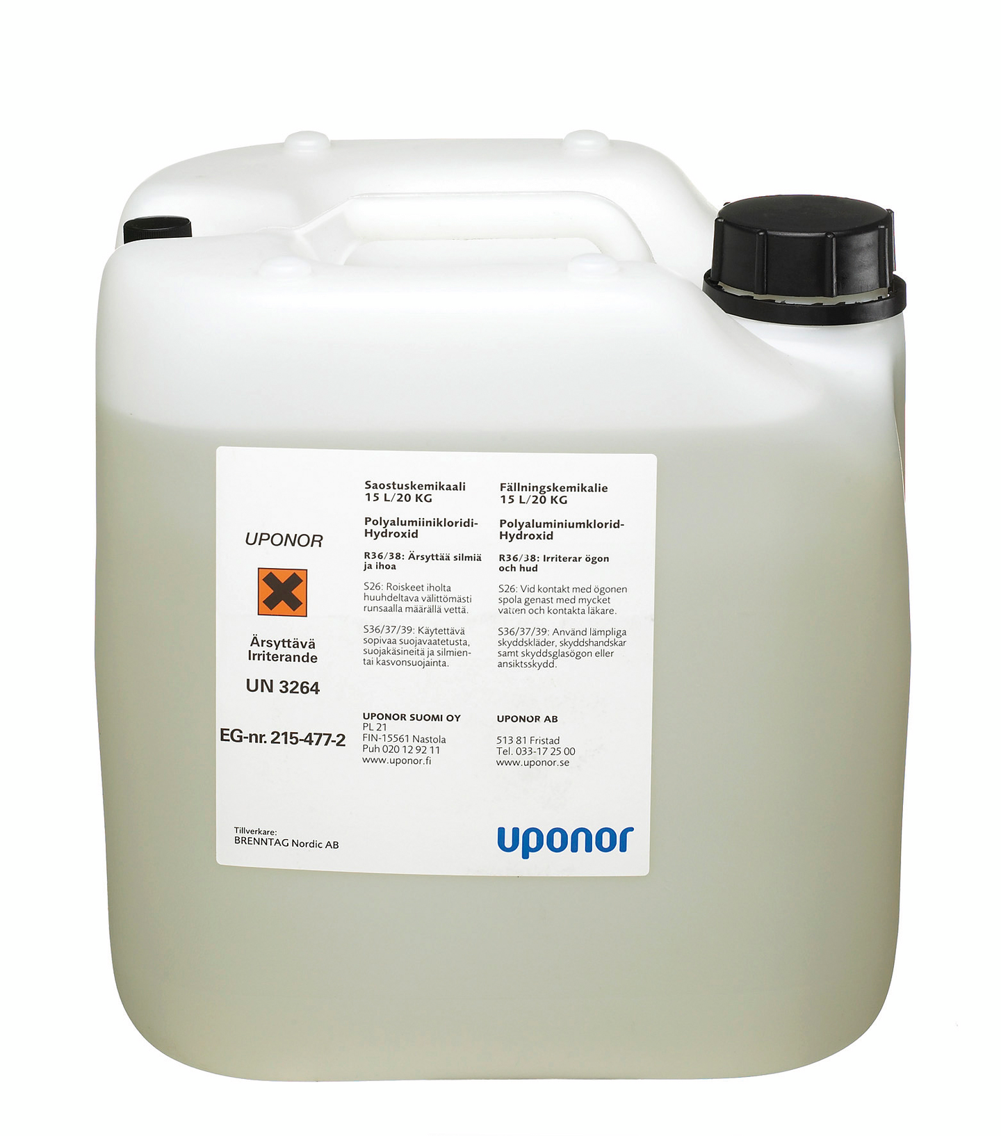 Saostuskemikaali Uponor polyalumiinikloridi 15l 1003575