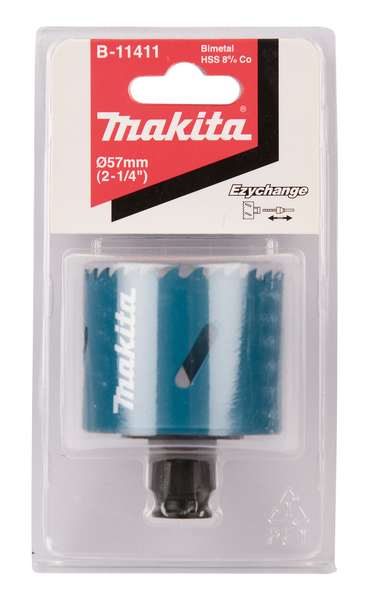 Reikäsaha Makita Ezychange 57mm bimetalli