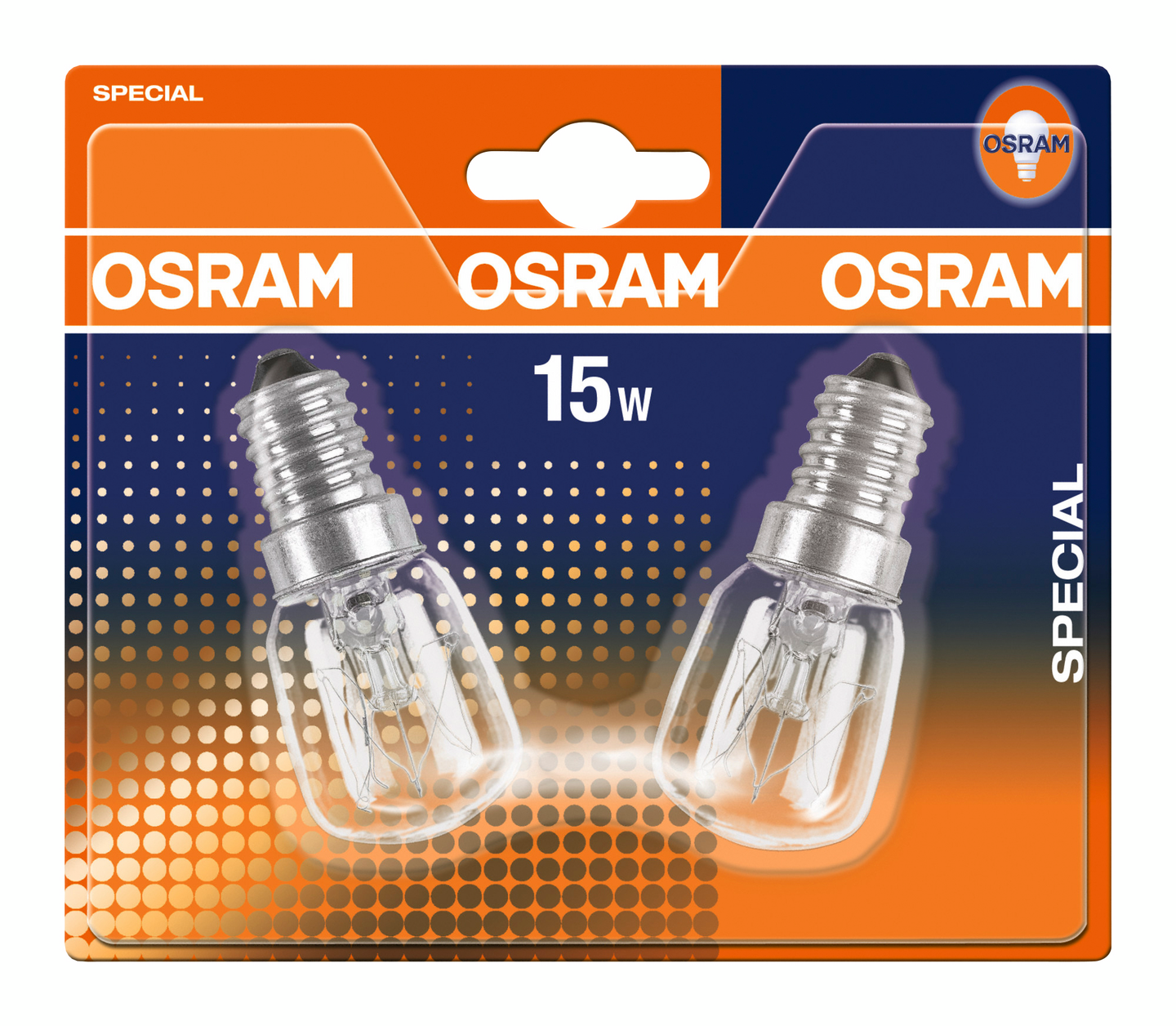 PÄRONLAMPA E14 15W KLAR