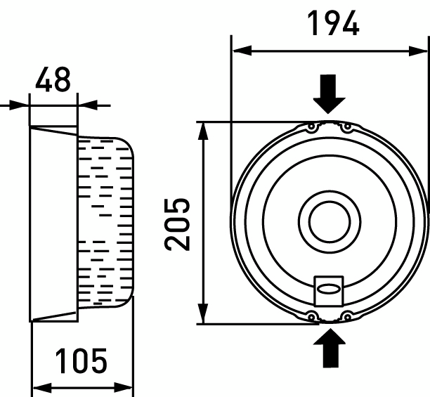 Saunavalaisin Ensto AVH11 ilman ritilää