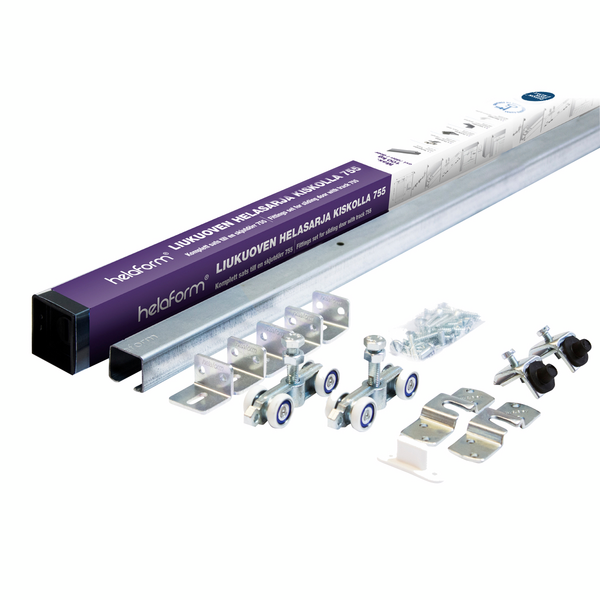 Liukuovikiskosetti Helaform 755/2400mm maks. 100 kg ovelle