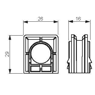 Yhdyskappale ABB PMR474P kojerasioille