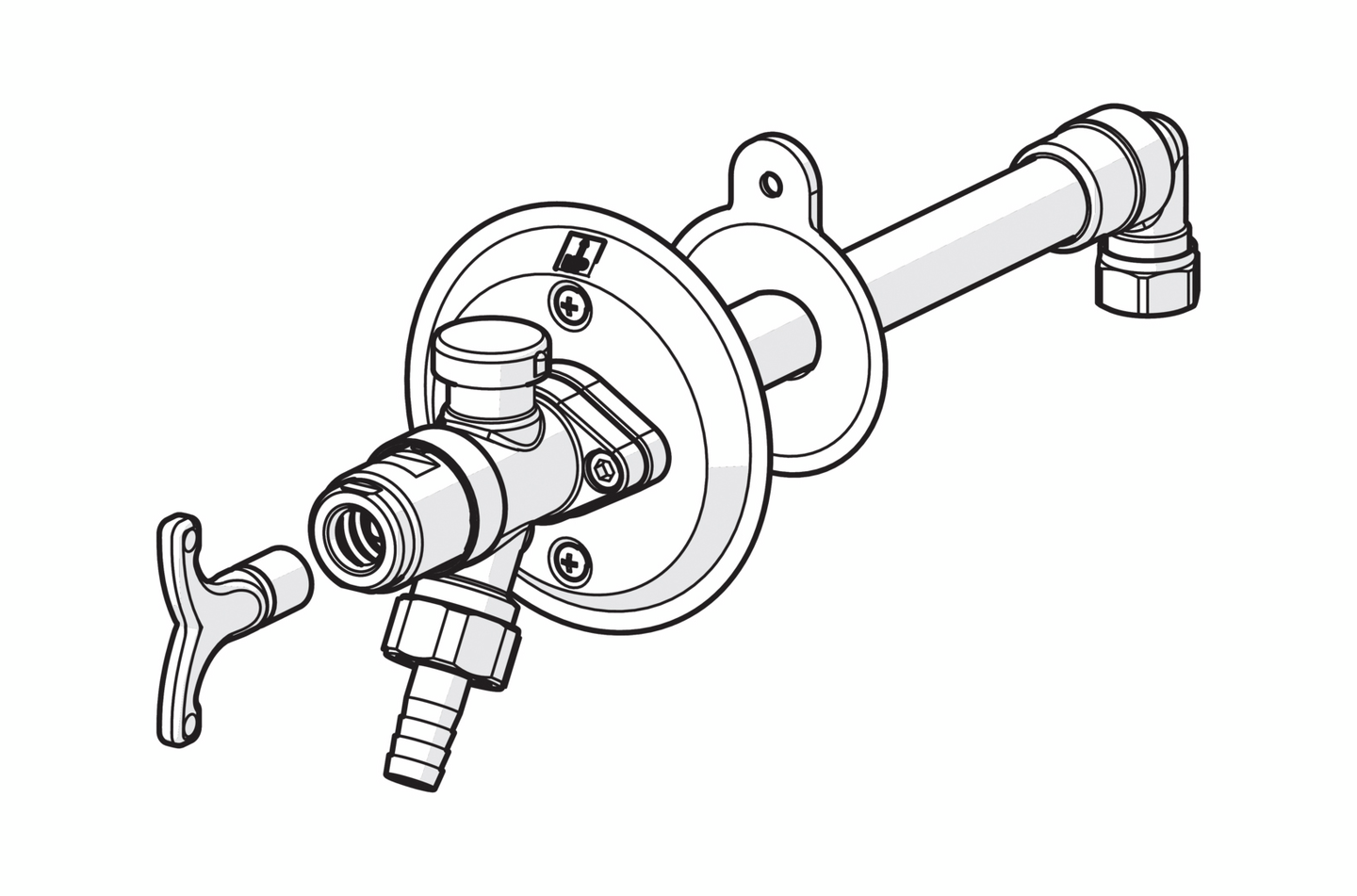 Vesipostiventtiili Oras dn15 431515