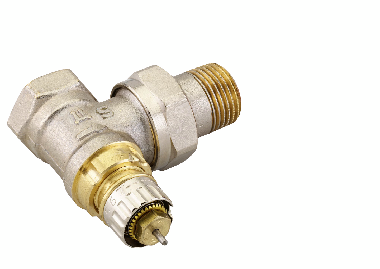 Patteriventtiili kulma 1/2 RA-N15 Danfoss 13G0053