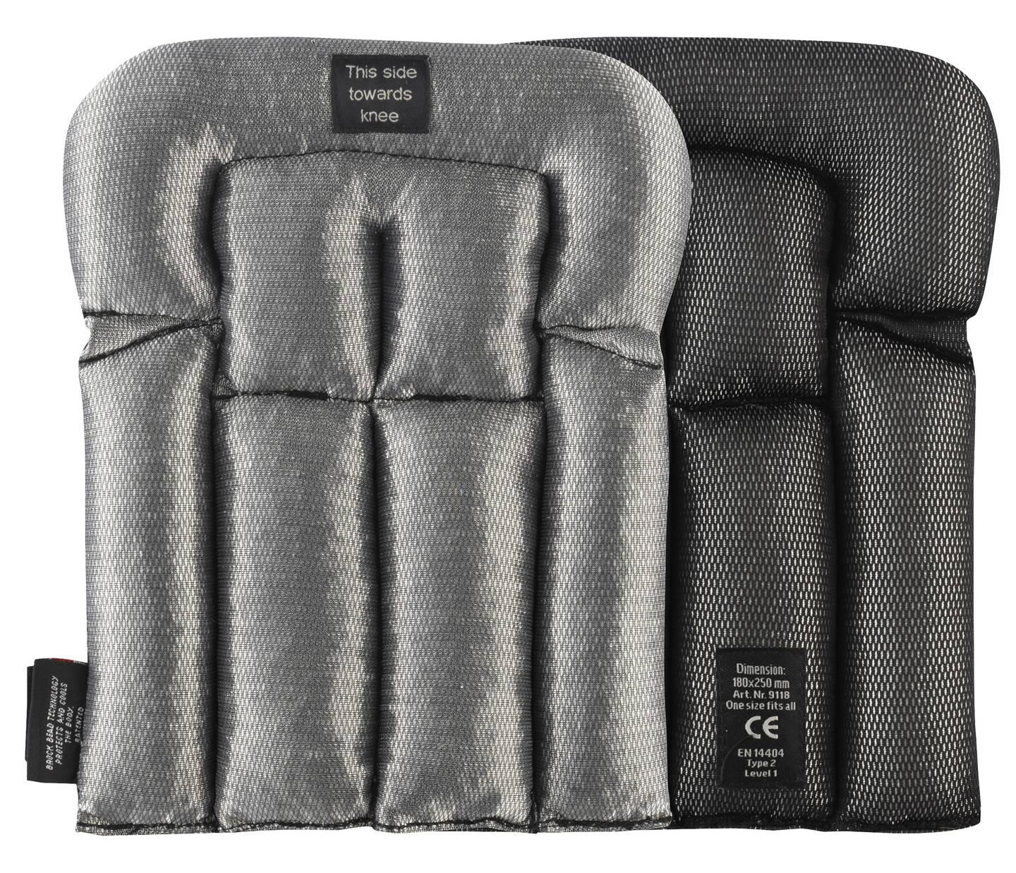 Polvisuojat Snickers 9118-0408 musta-alumiininharmaa koko One Size