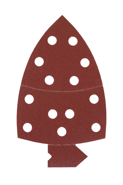 Hiomakolmio Mirka punainen 105x150x150mm tarra 11R lajitelma 5kpl