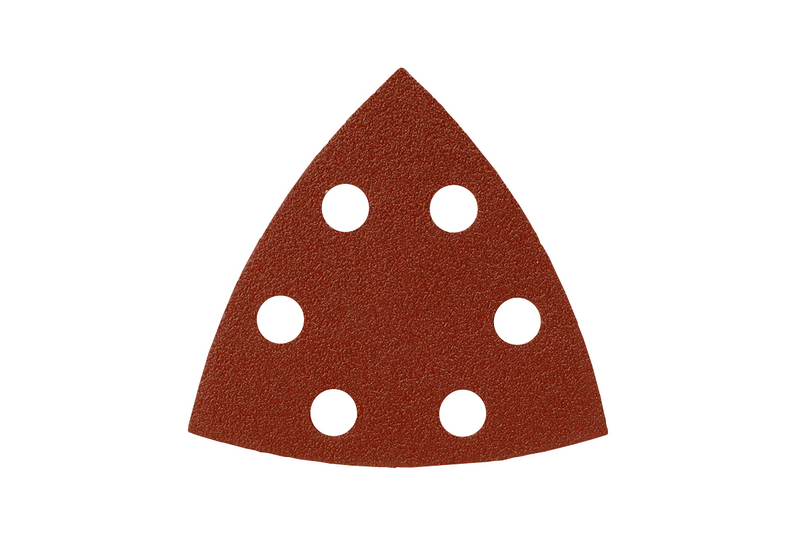 Hiomakolmio Mirka punainen 93x93x93 tarra 6R lajitelma 5kpl