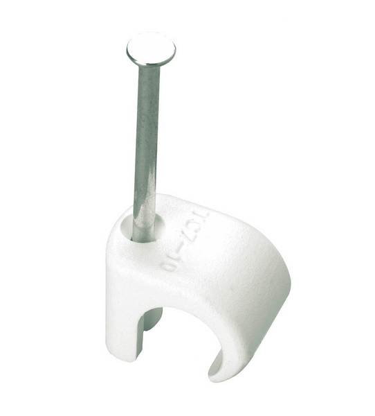 Naulakiinnike Schneider Electric TC8-12 valkoinen 100kpl