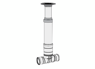 Tarkastusputki Uponor 1003535 200/110 2,5m