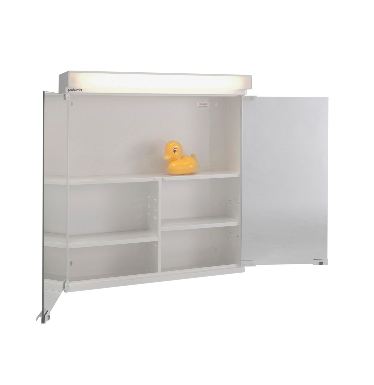 Valaisinpeilikaappi Polaria VPK 550 vasen VVS valkoinen