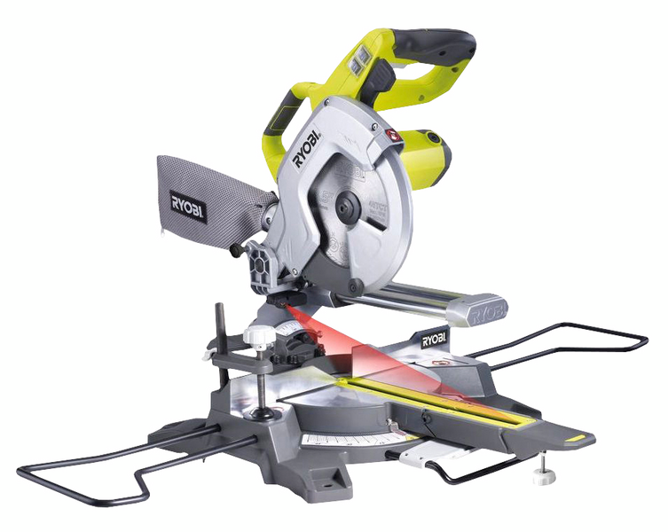 Katkaisu- ja jiirisaha Ryobi EMS216L 1500W 216mm terä