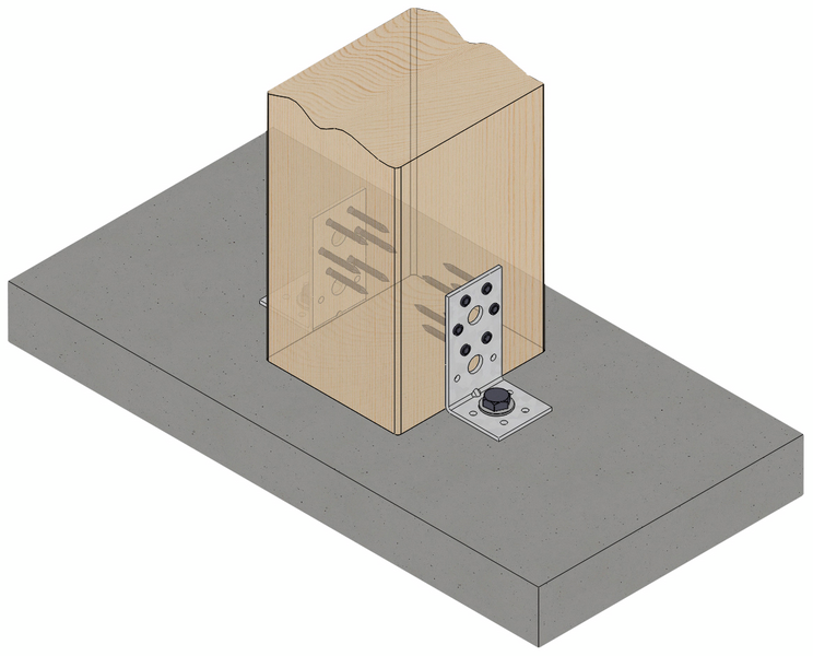 Kulmalevy Paslode 94x50x3x50mm vahvistettu V12 210783
