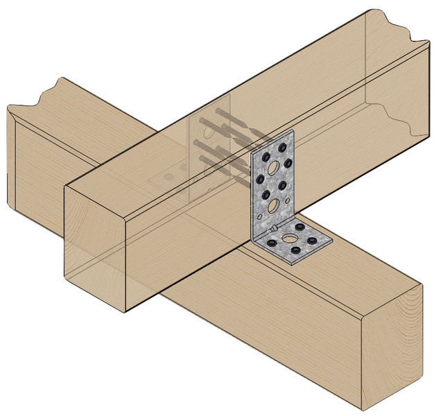 Kulmalevy Paslode 94x50x3x50mm vahvistettu V12 210783