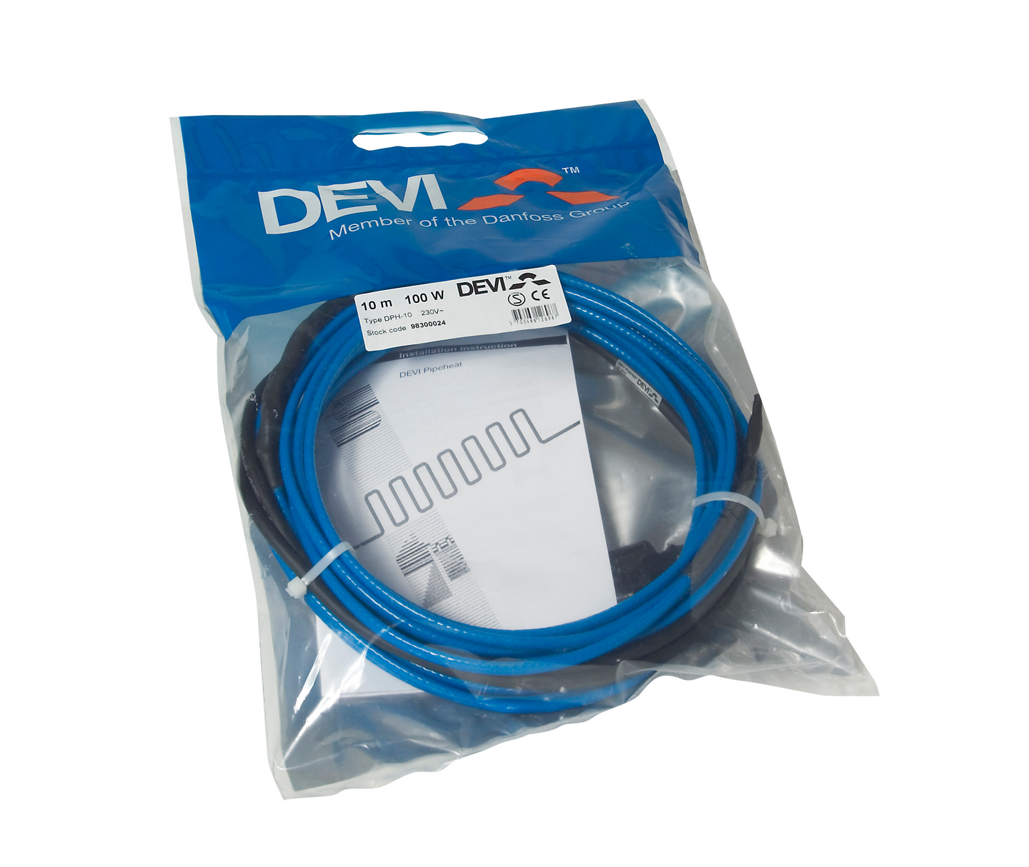 Sulanapitokaapeli Devifrost DPH-PT-2 2m 20W 230V 10W/m