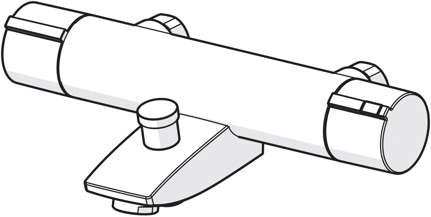 Amme-/suihkutermostaatti Oras Cubista 2875 JP