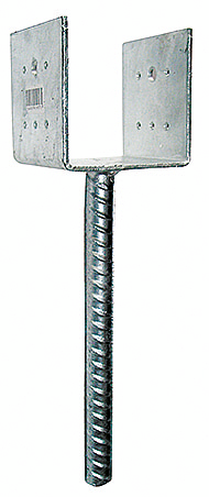 Pilarikenkä PROF kuumasinkitty 100x70x200mm