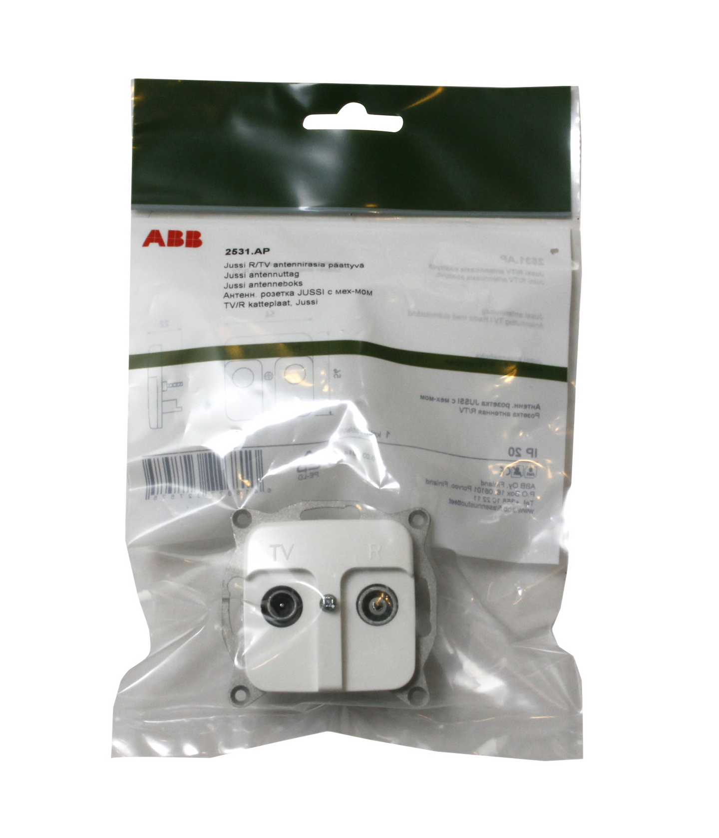 Antennipistorasia ABB 2531.AP päättyvä