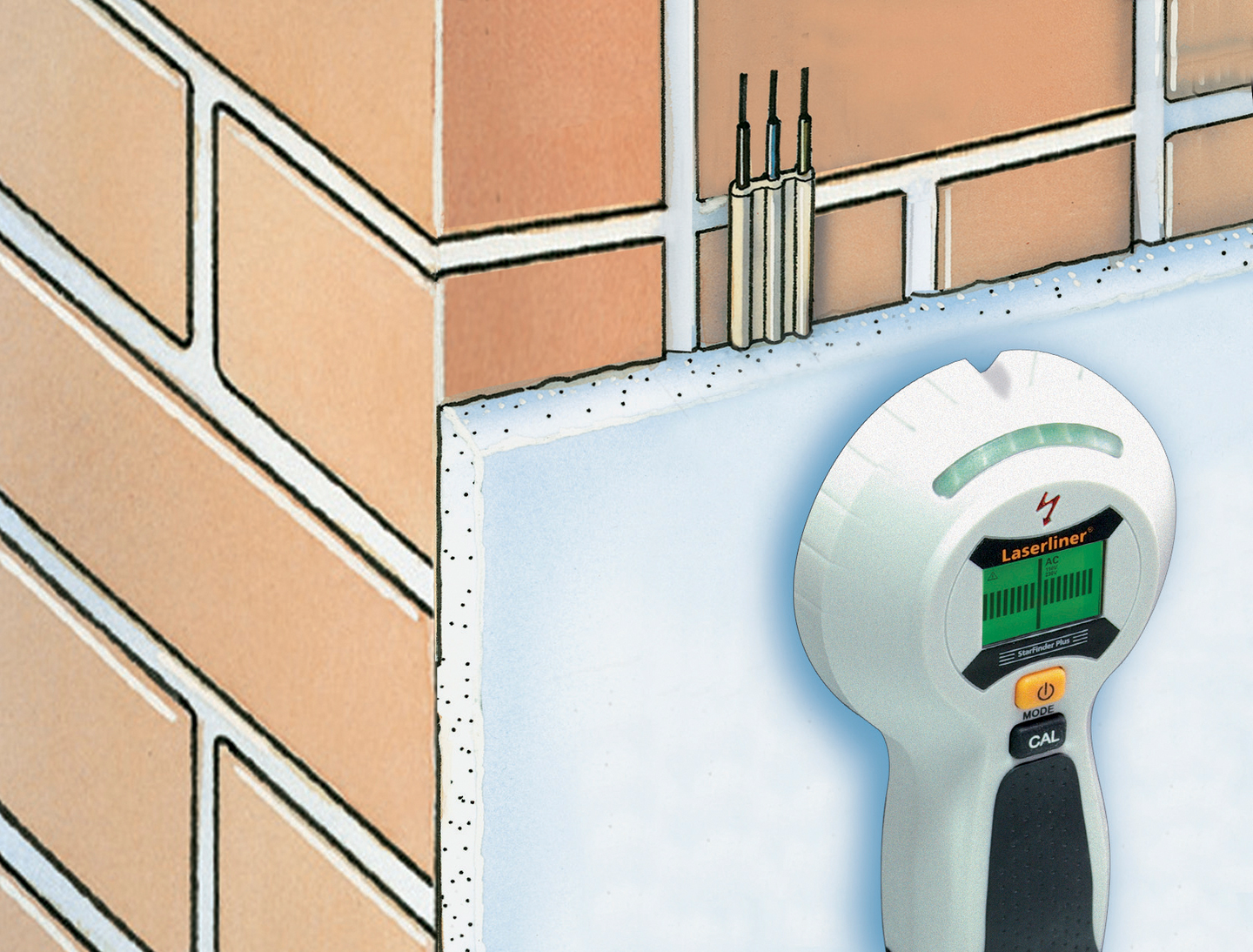 Rakenneilmaisin Laserliner StarFinder Plus