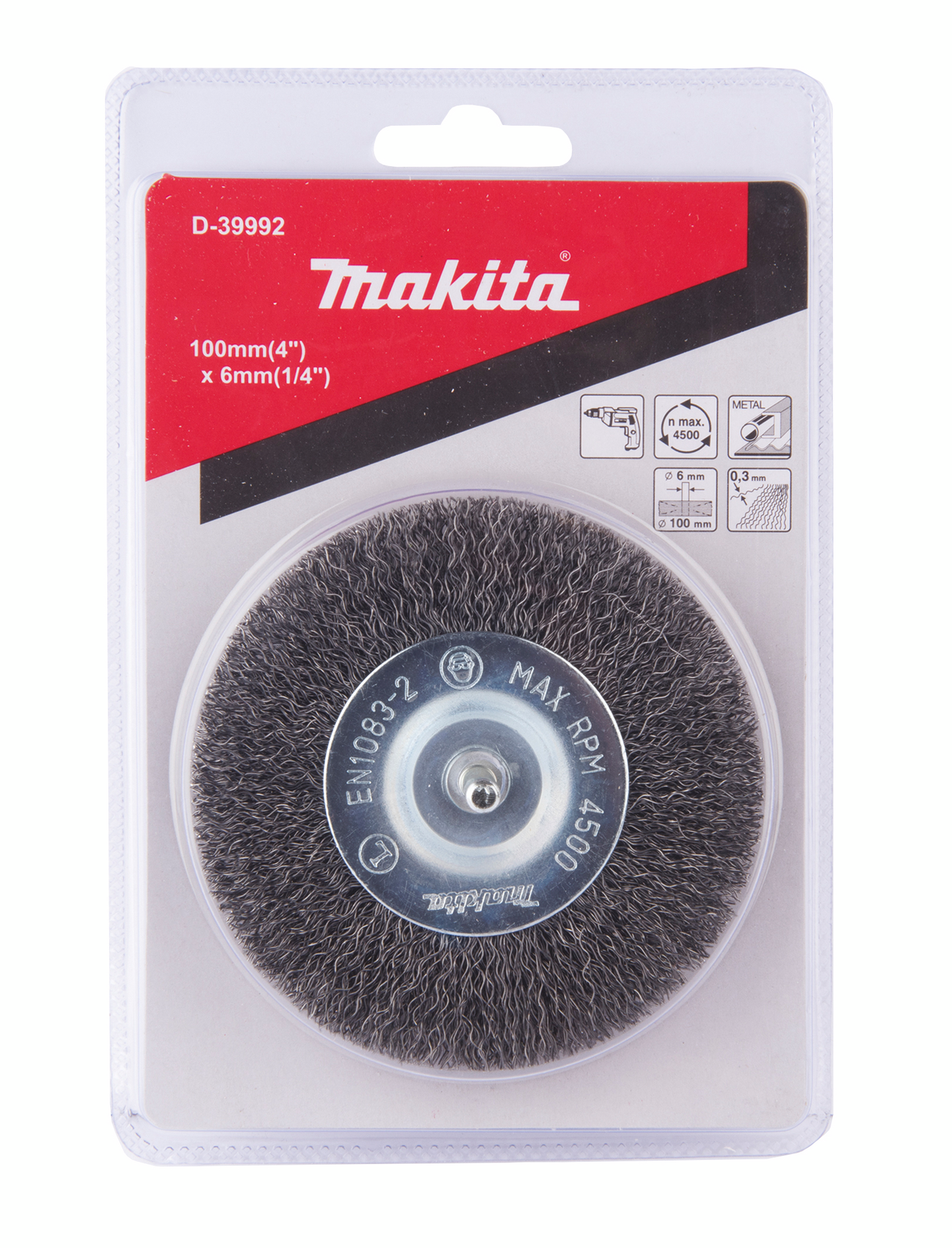 Teräsharja Makita 100mm x 6mm