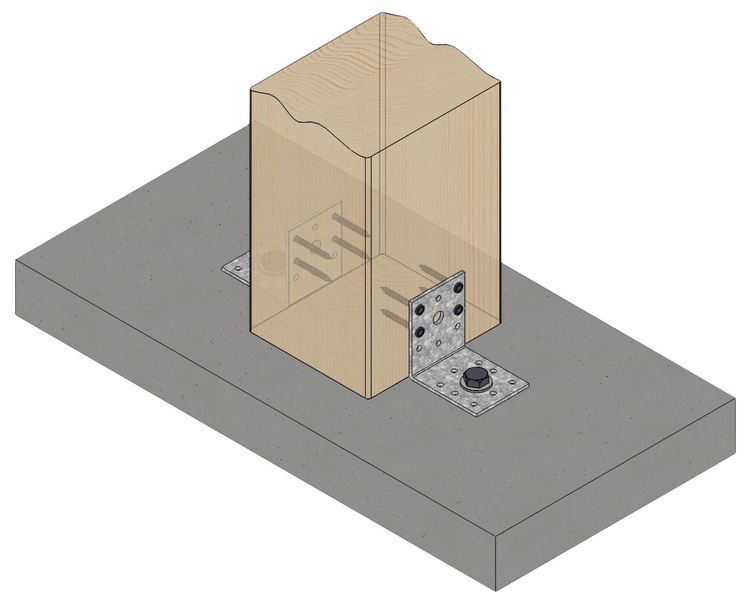 Kulmalevy Paslode 70x70x3x55mm V9 210778