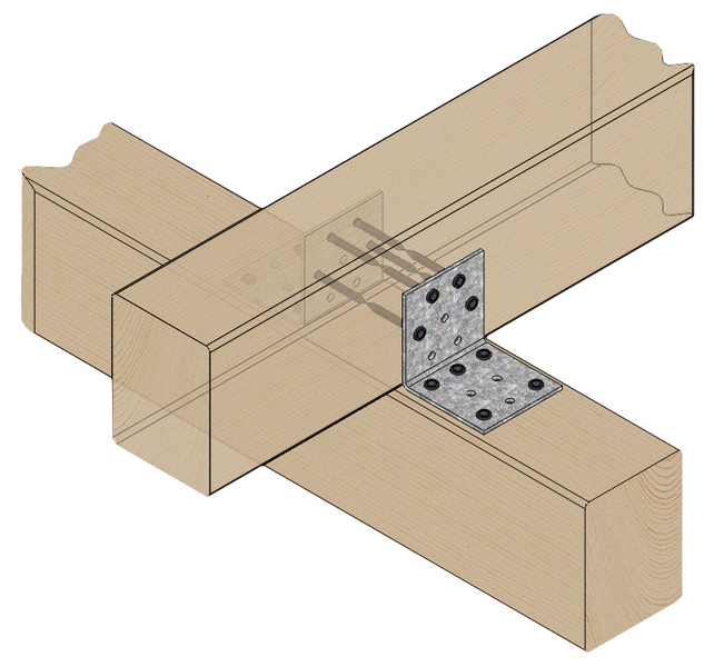 BYGGVINKEL PASLODE EFZ 40X40X2,5X60MM