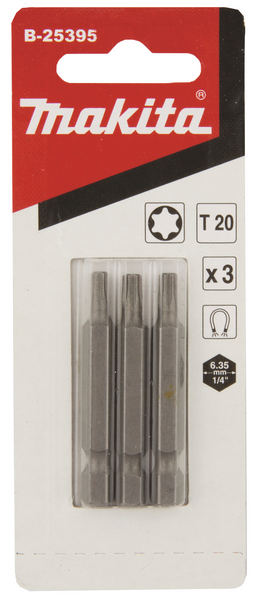 Ruuvauskärki Makita 50mm TX 20 3kpl B-25395