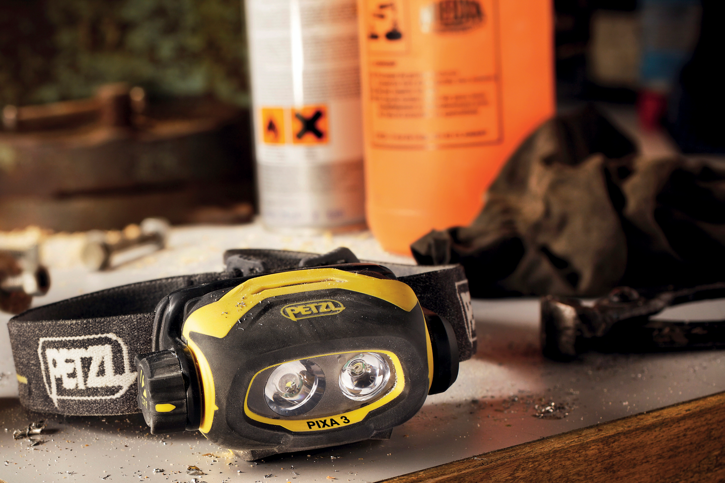 Otsavalaisin Petzl Pixa 3 Atex Led V2 sis. otsapannan ja levyn