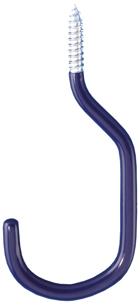 Ruuvikoukku Pisla L-malli teräs/muovitettu